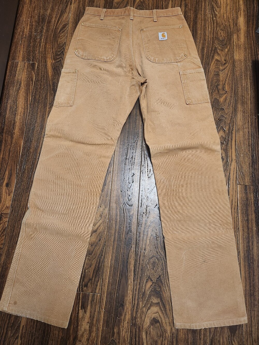 Carhartt Men's B01 Double Front Work Pants Brown Gold Men's 33x36 - Picture 2 of 9